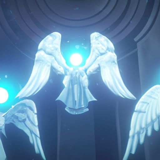 Angels Briefly Visible: 3D Game Cinematic
