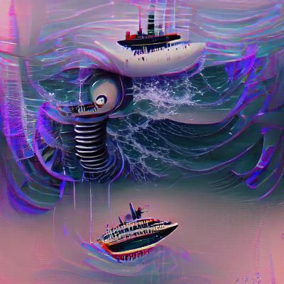 Distorted Submerged Machinery: A Submechanophobia Nightmare