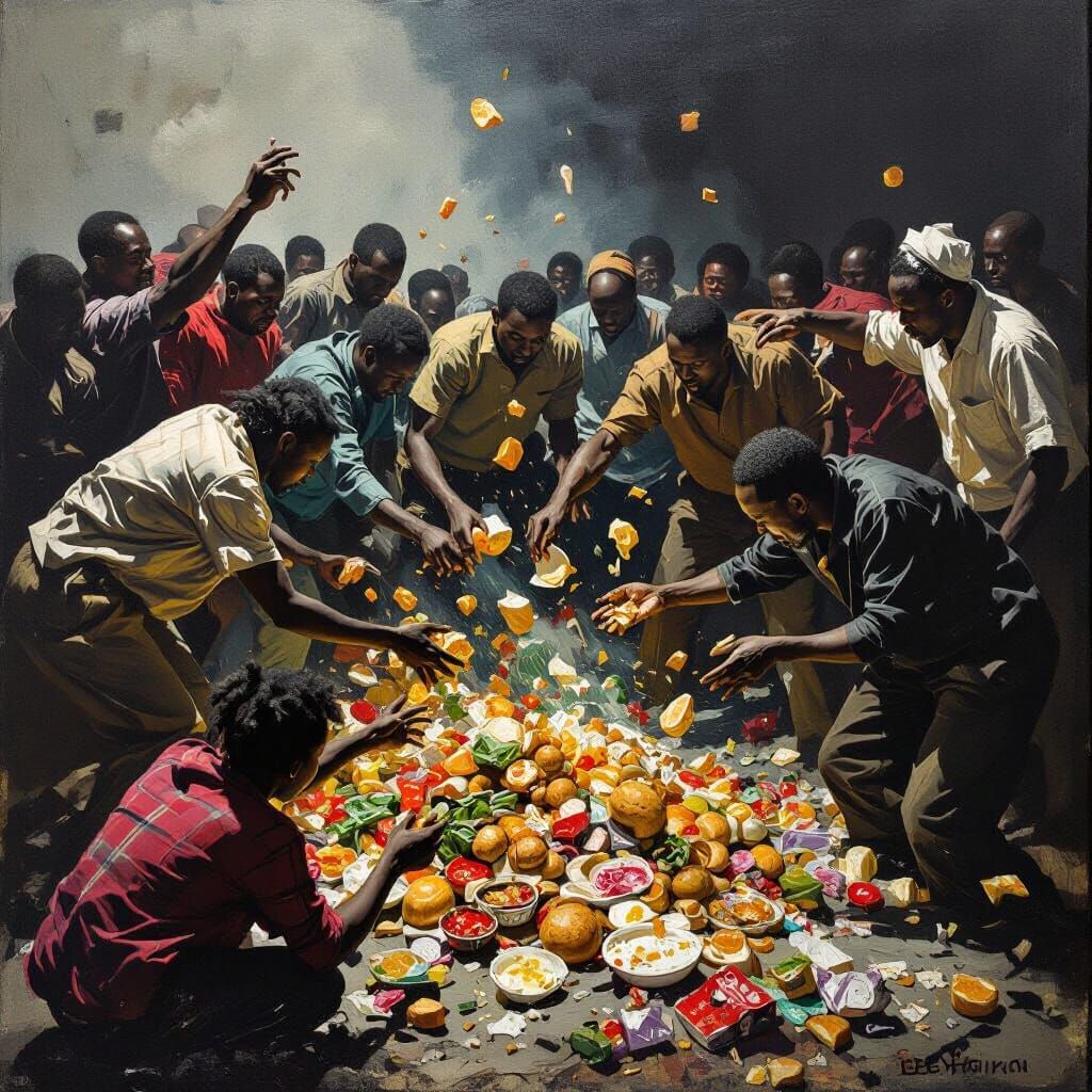 Food Waste and Poverty: A Stark Realist Painting