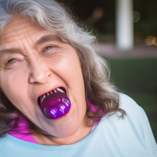 plasma orb in grandmas mouth