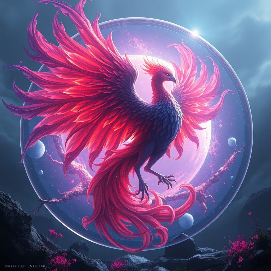 Ethereal Phenix Enters Glass Circle in Intricate Fantasy Set...