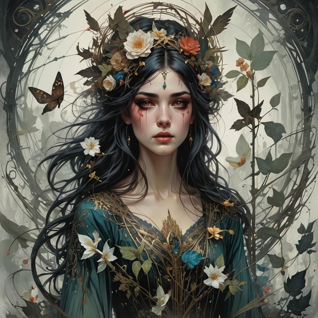 Grimdark Fantasy Art in a Dark Aesthetic