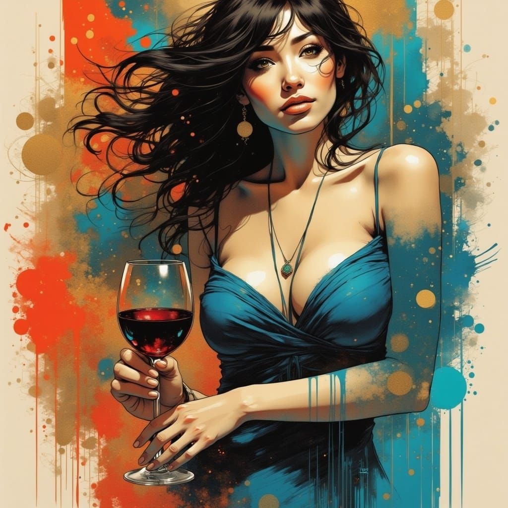 Sensual Woman in Soft Lighting with Chiaroscuro Effects