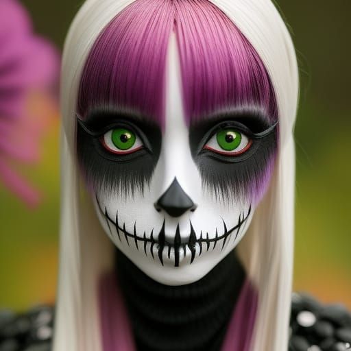 Dark Whimsical Art in the Style of Tim Burton