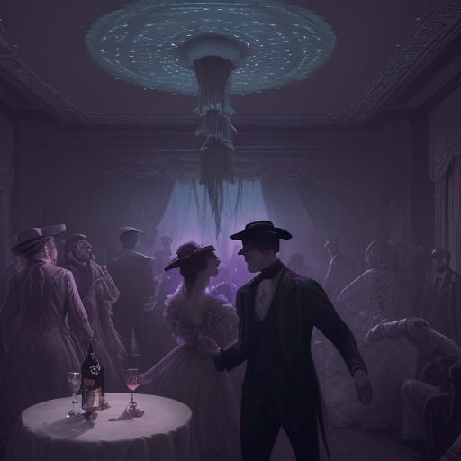 Creepy Ghost Dance Party on the Titanic