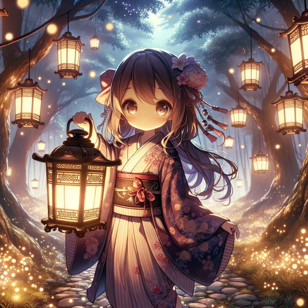 Kaira in a traditional kimono