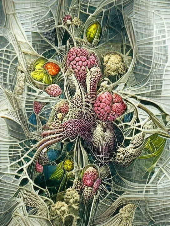 Detailed Botanical Illustration in Antique Style