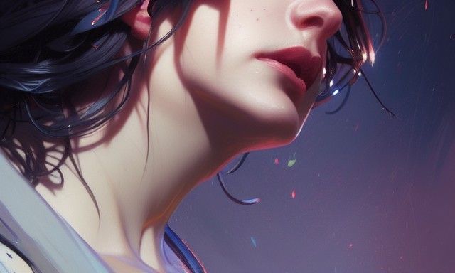 Dying Planet's Last Hope Portrait in Cyberpunk Style