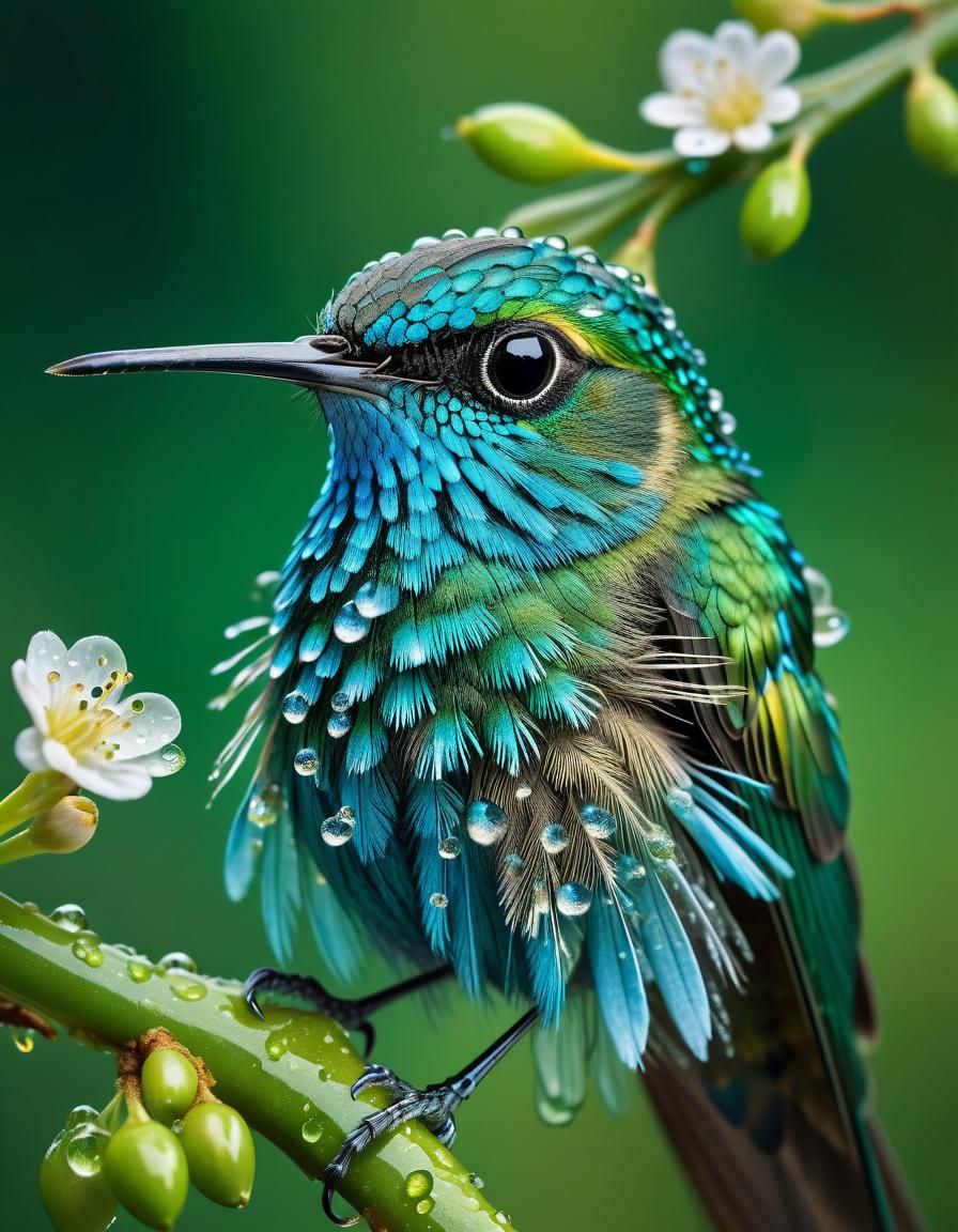Long-tailed Sylph Hummingbird