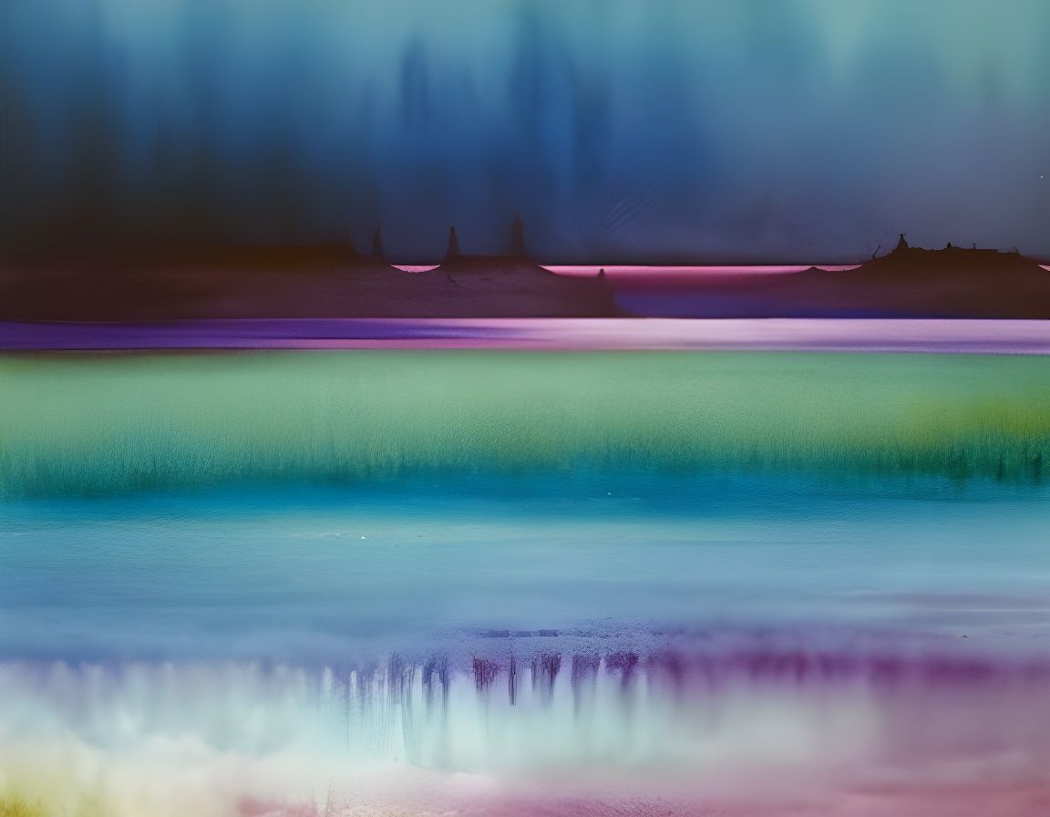 Magical Landscape in Watercolour Style