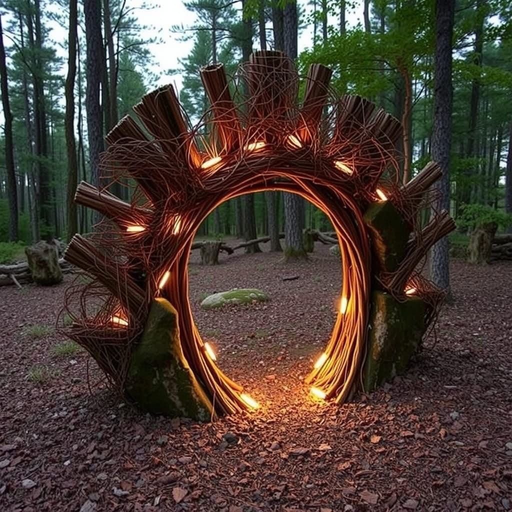 Natural Art Installation