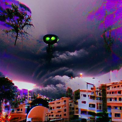 Dark and Scary Alien Invasion of Earth