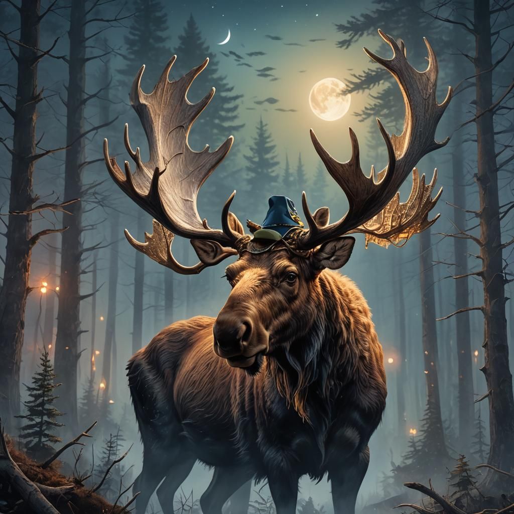 Moose Detective Solves Mystery in Misty Forest