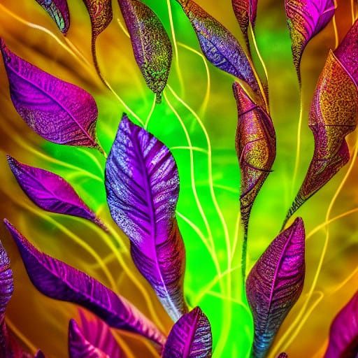 Ethereal Seedpod Radiates Alien Glow