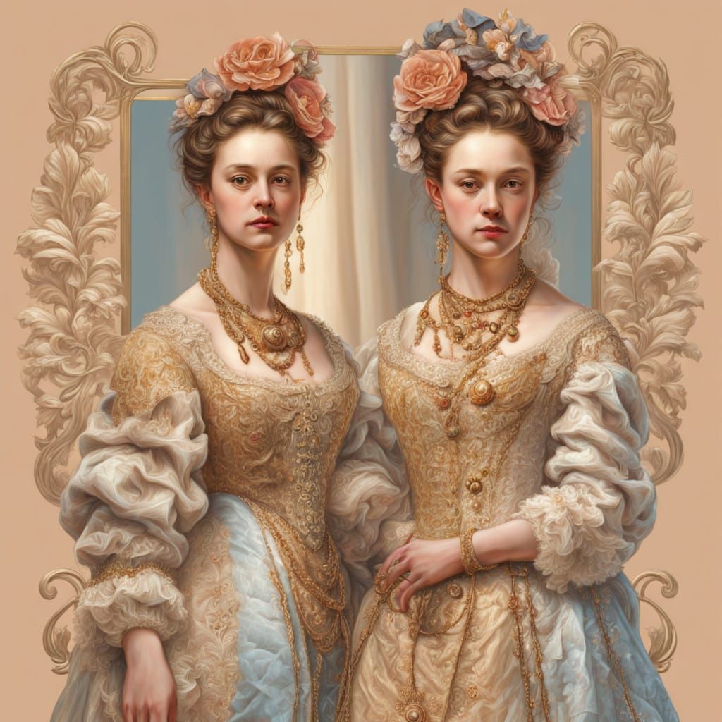 Baroque Portrait of a Small, Stout Lady