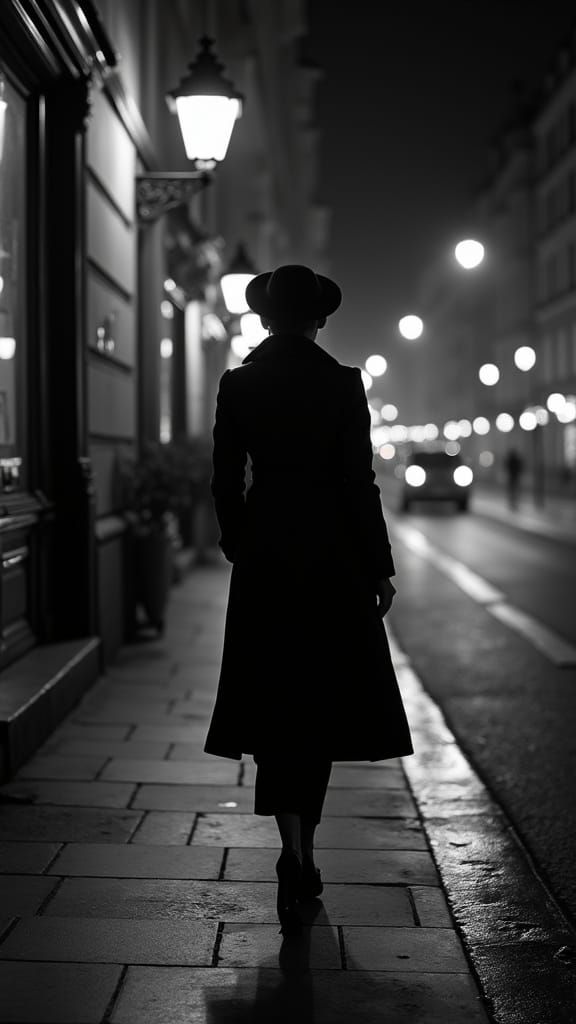 Parisian Elegance: High Contrast Street Photography