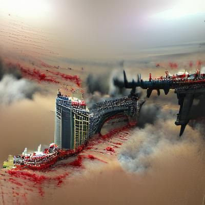 Detailed Matte Painting of Terror