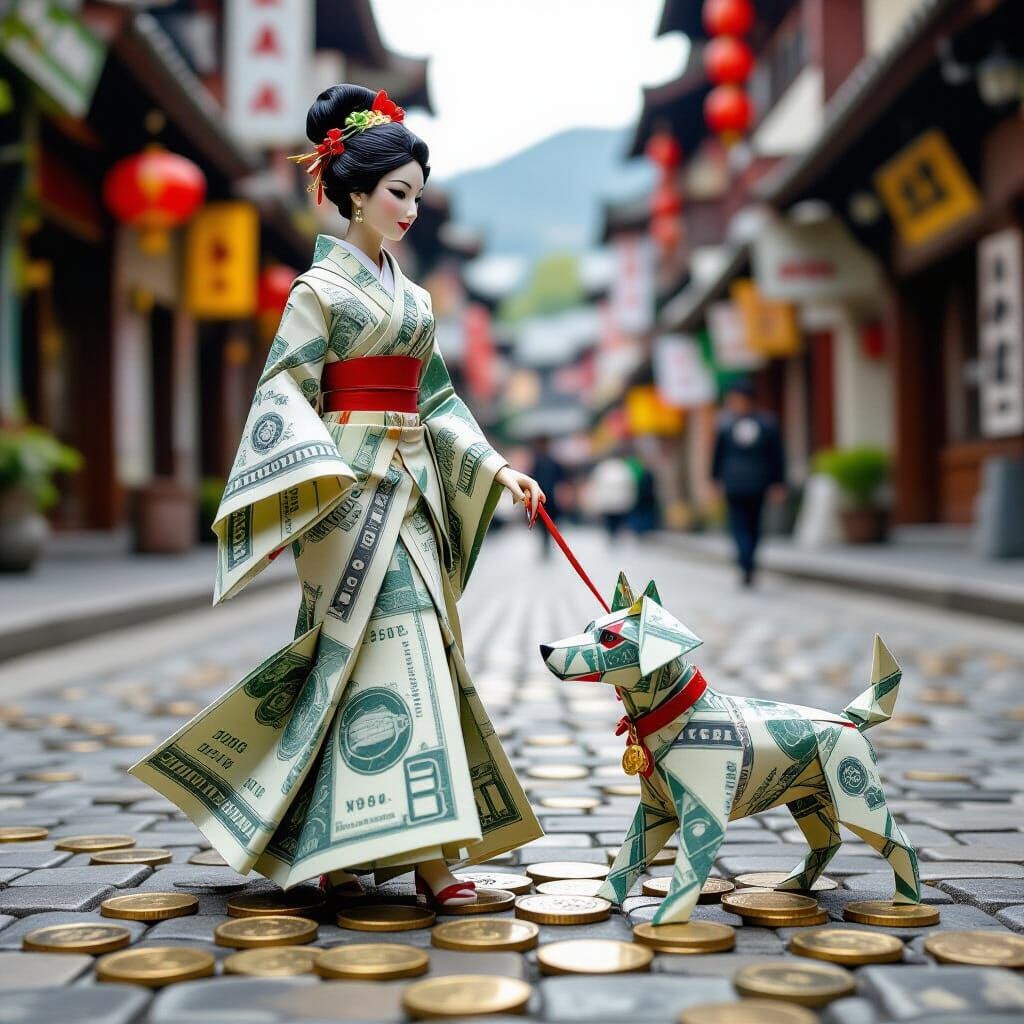 Origami fantasy image