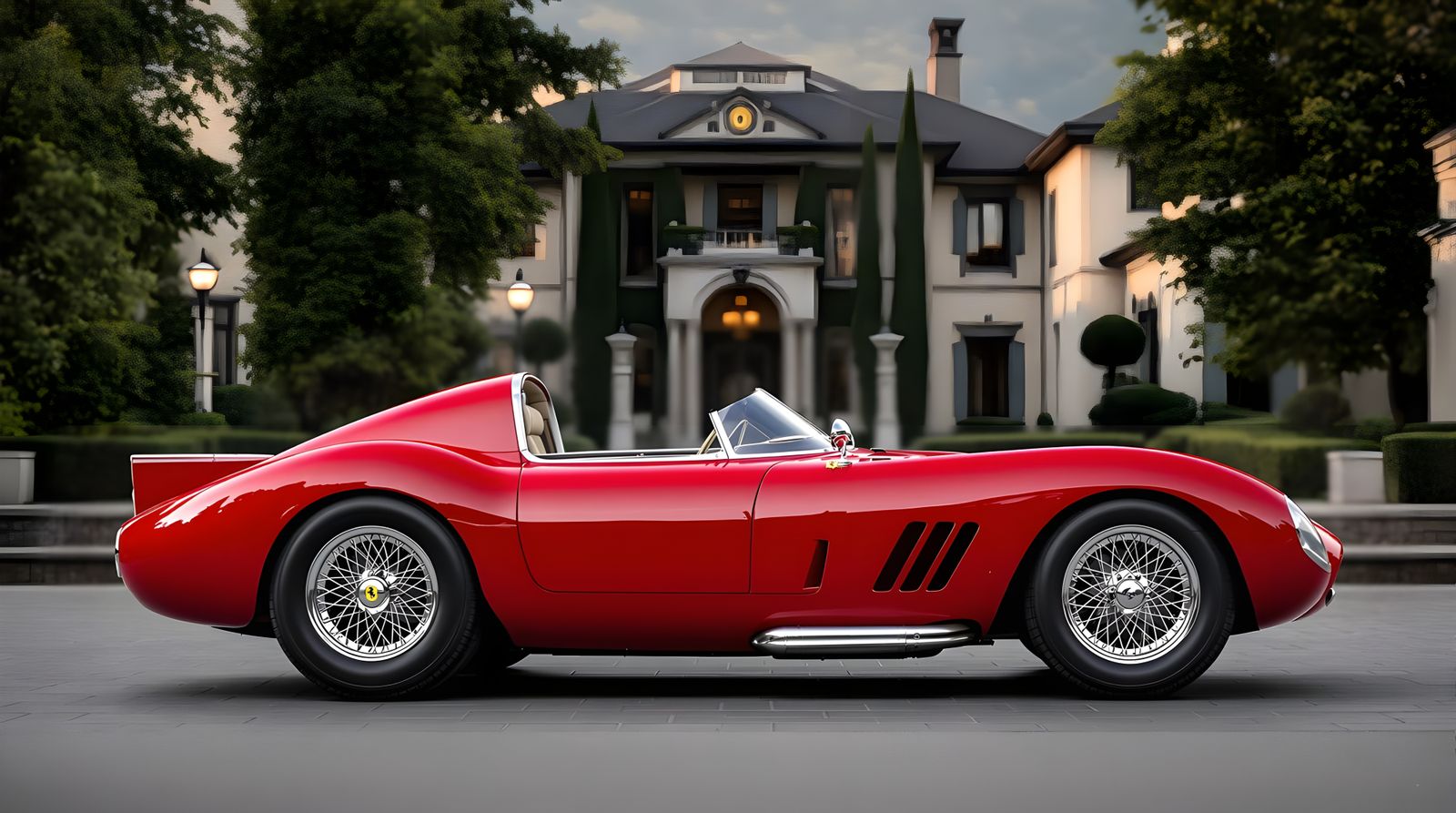 1958 Ferrari Testa Rossa Lemans Racer in Rosa Red