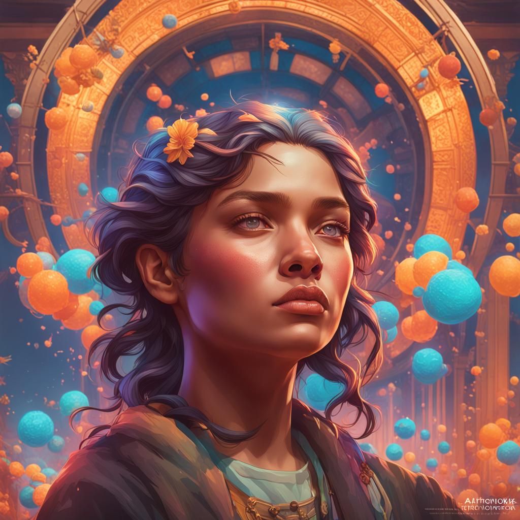 Hyperdetailed Portrait with Dynamic Lighting, 8K Resolution