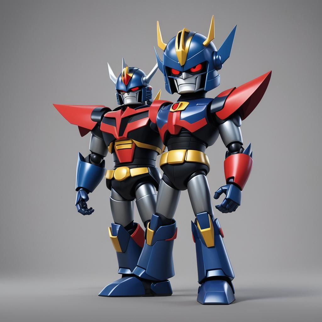 Chibi Mazinger Z in Go Nagai Style