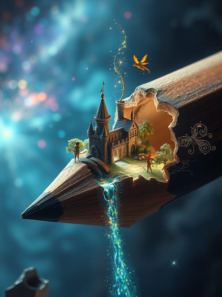 Magical Fairy World from Broken Pencil