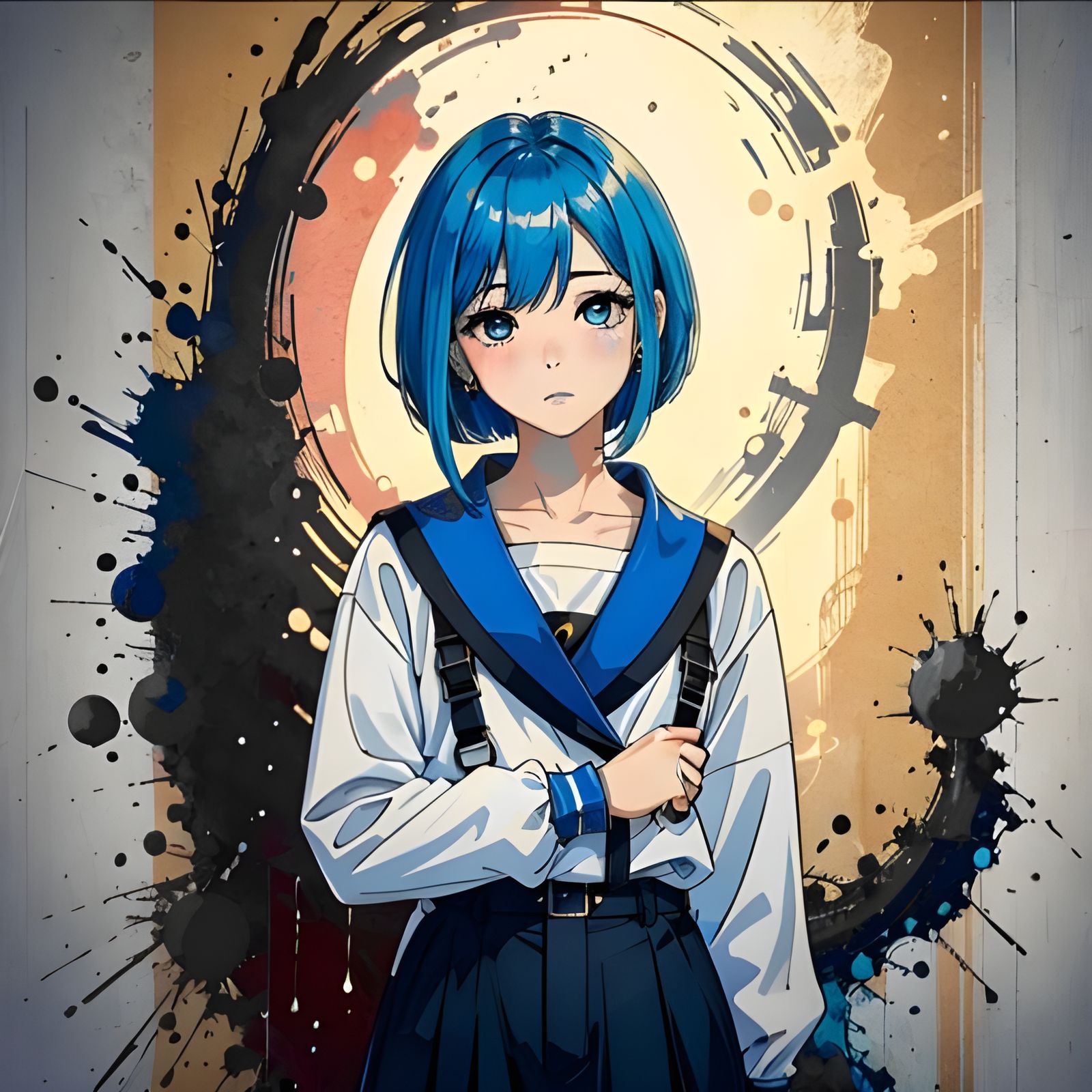 Abstract Color Frame Gradient