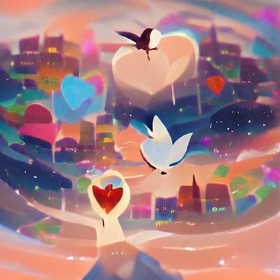 Utopian World of Love and Kindness
