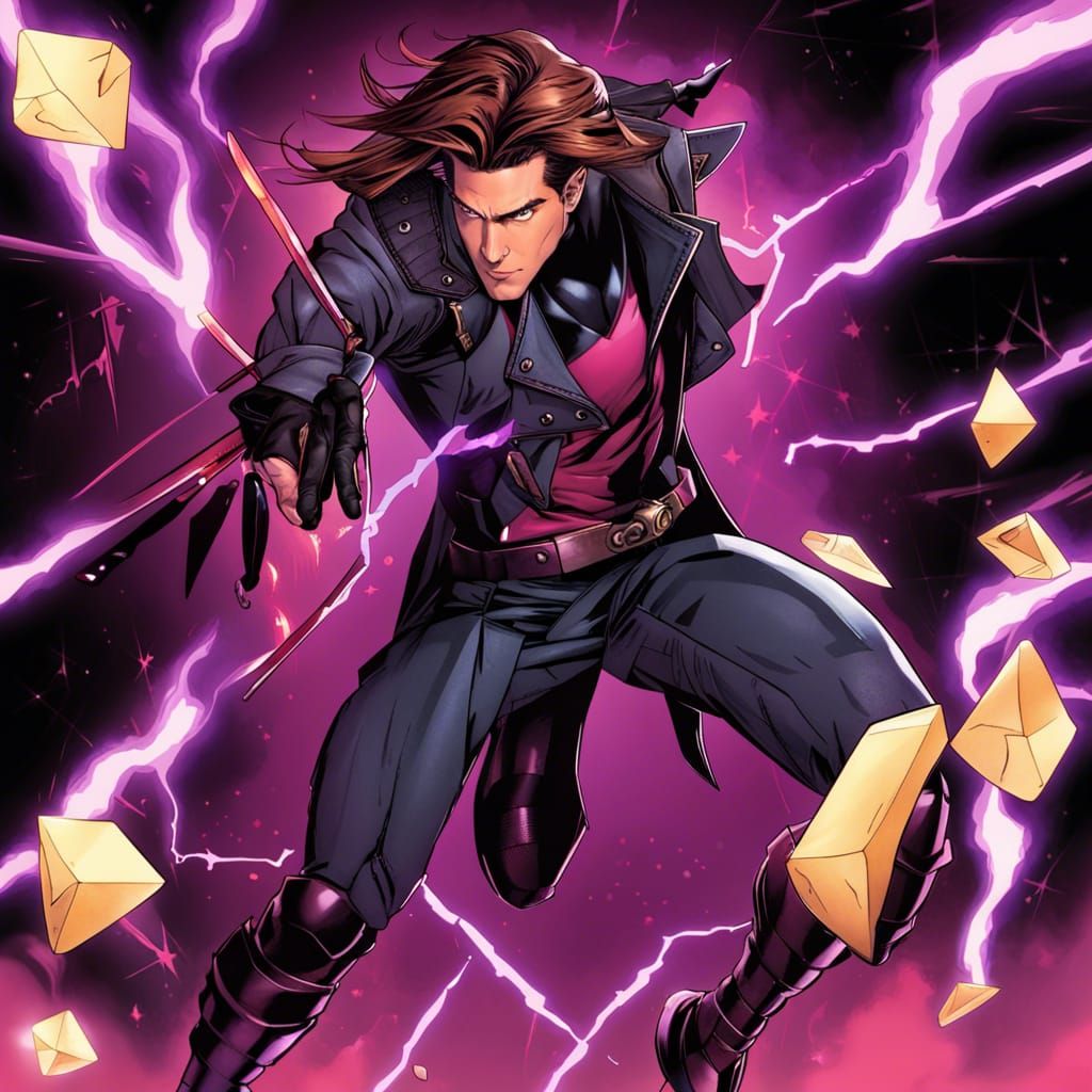 AI Generated Image of Gambit