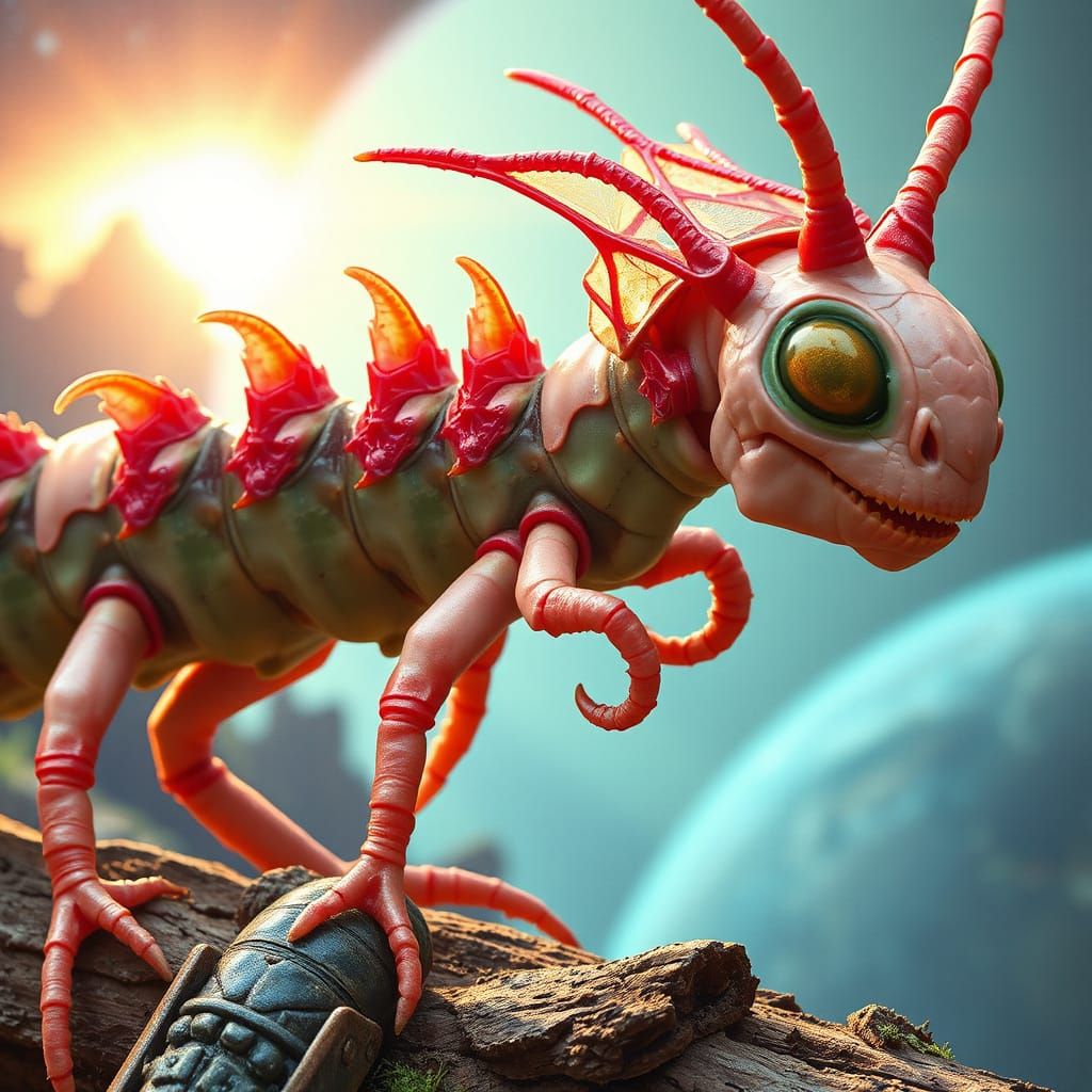 Ethereal Exoplanet Hybrid Alien Revealed