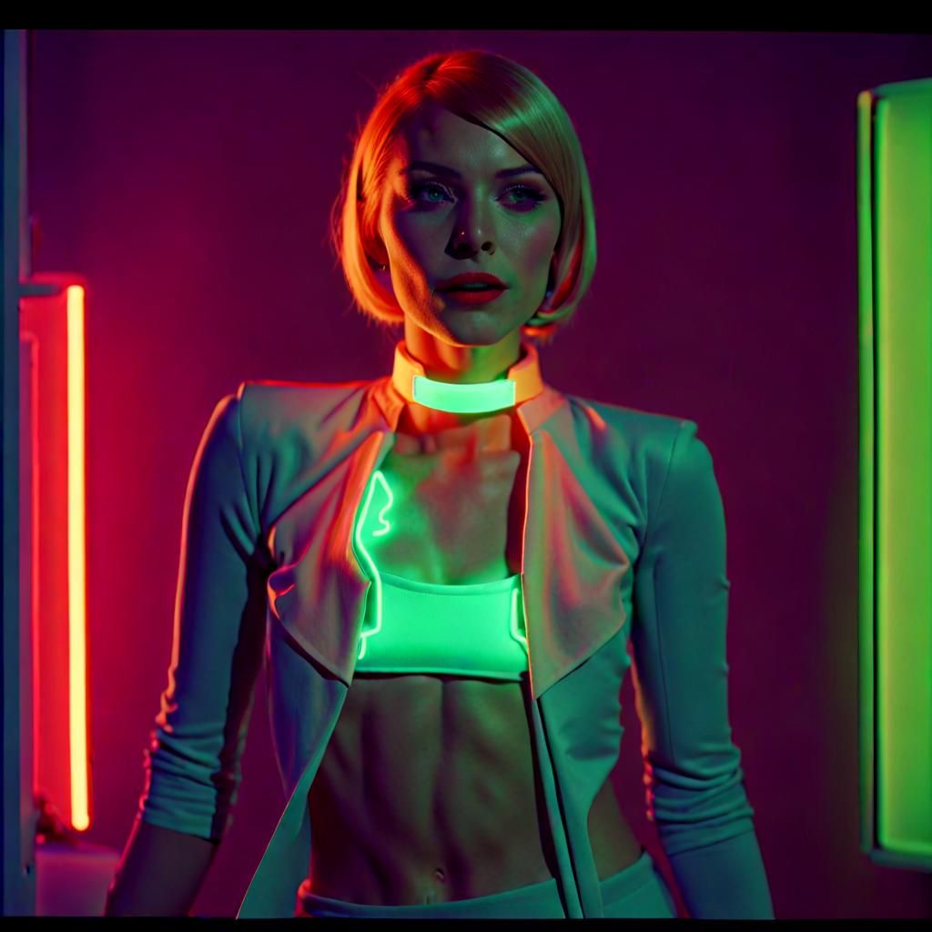 Neon Sports Bra