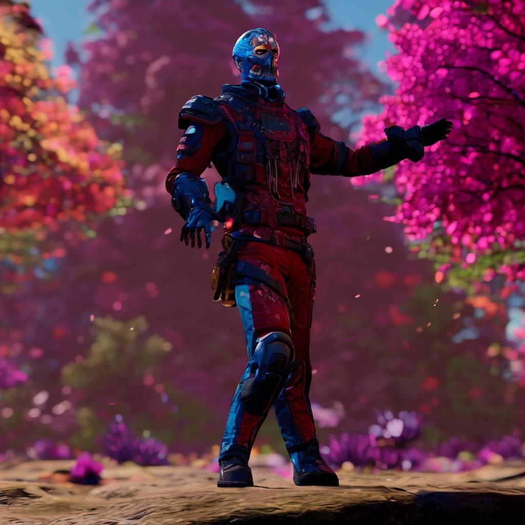 Fantasy Figure in Rotated Pose, Delicate Flower Fingers