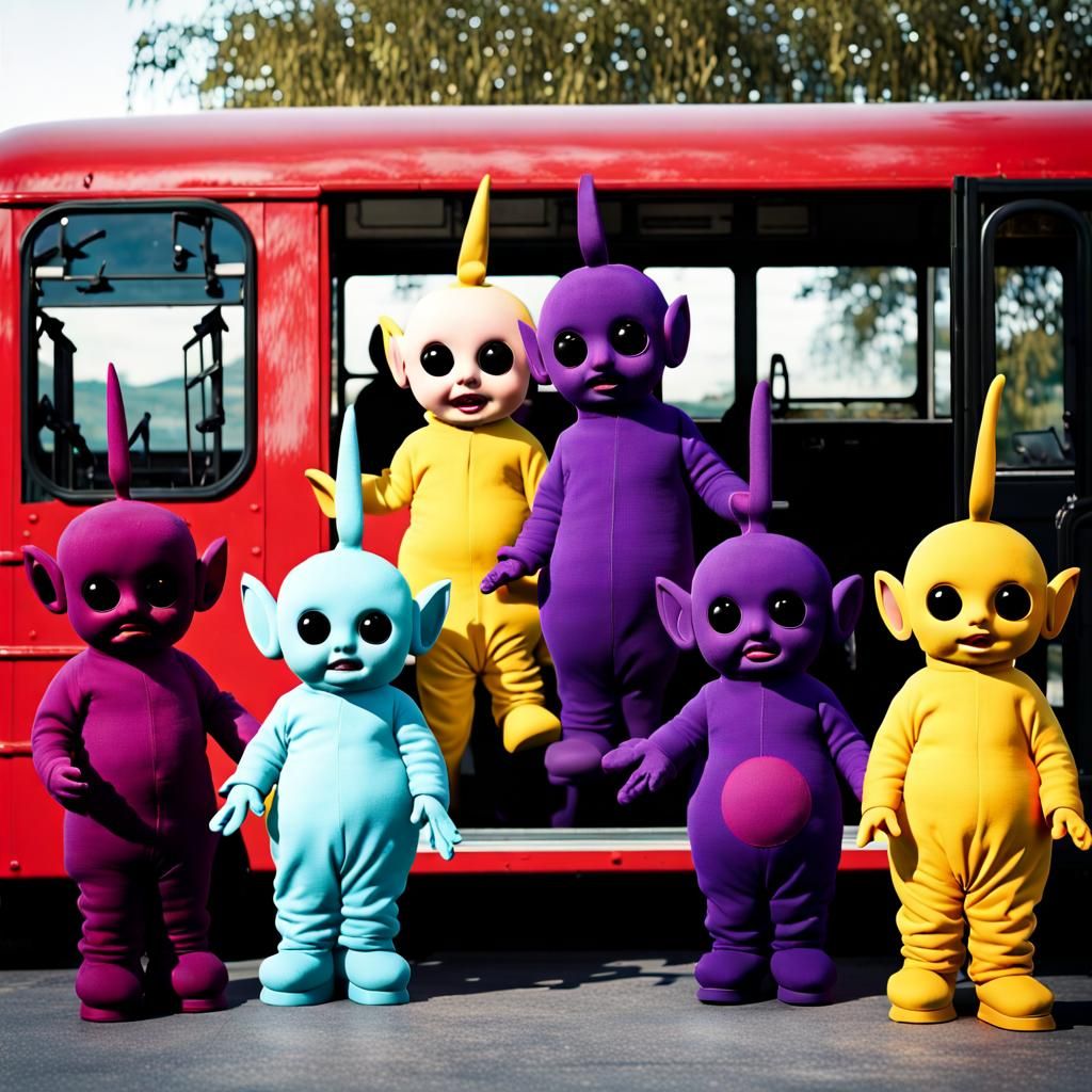 Demonic Teletubbies' First Day of School