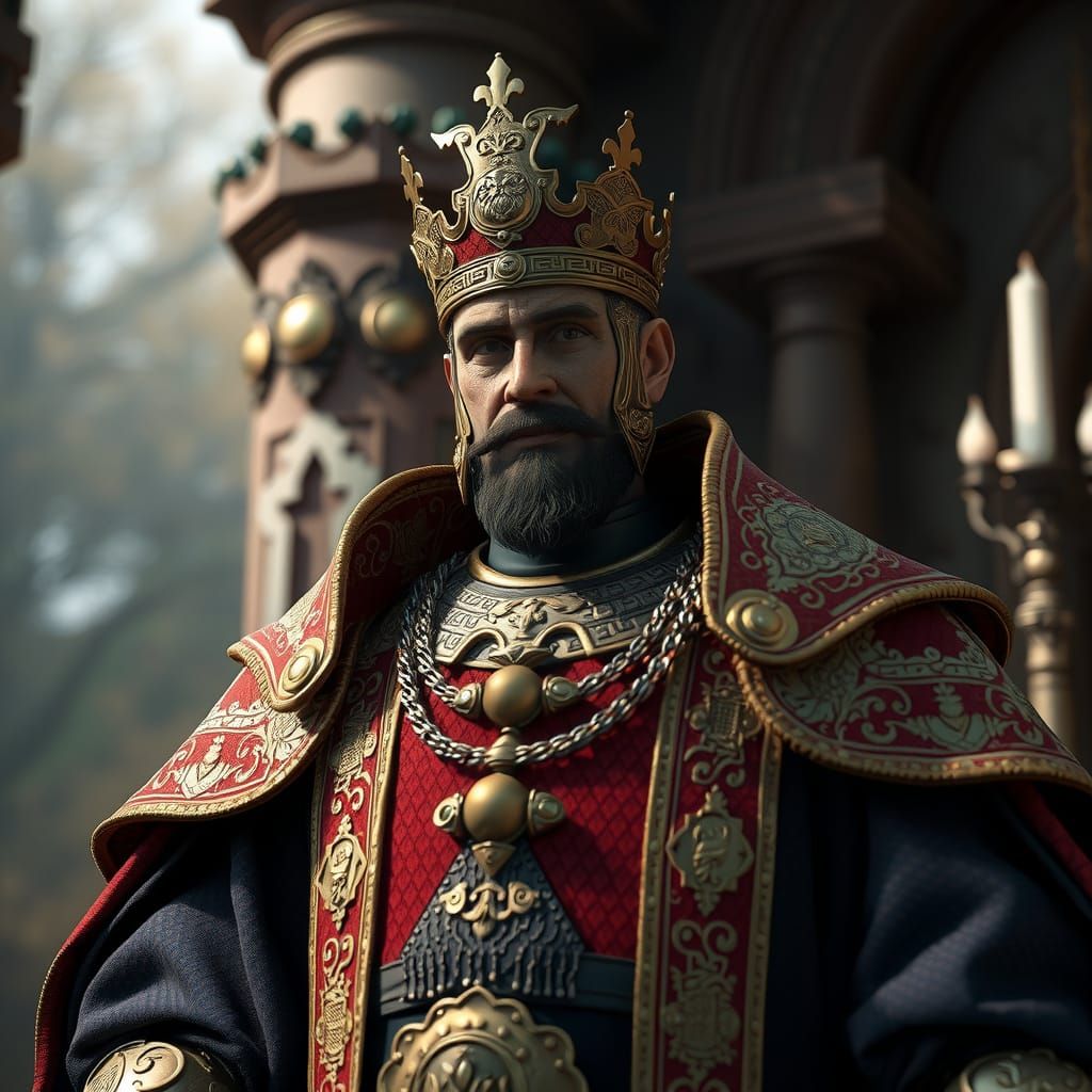 King Melchizedek of Salem in Ornate Robes