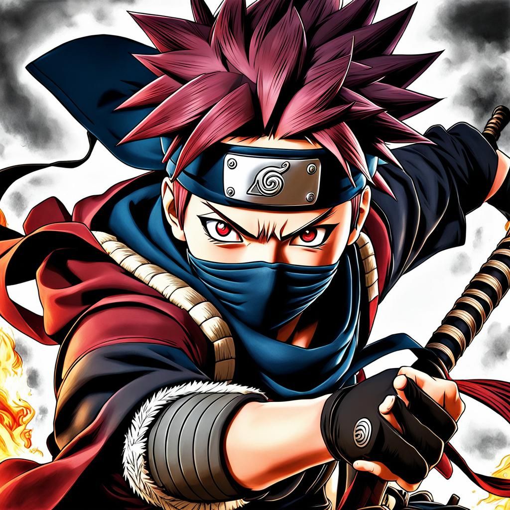 Hyperrealistic Manga Drawing of Naruto Characters