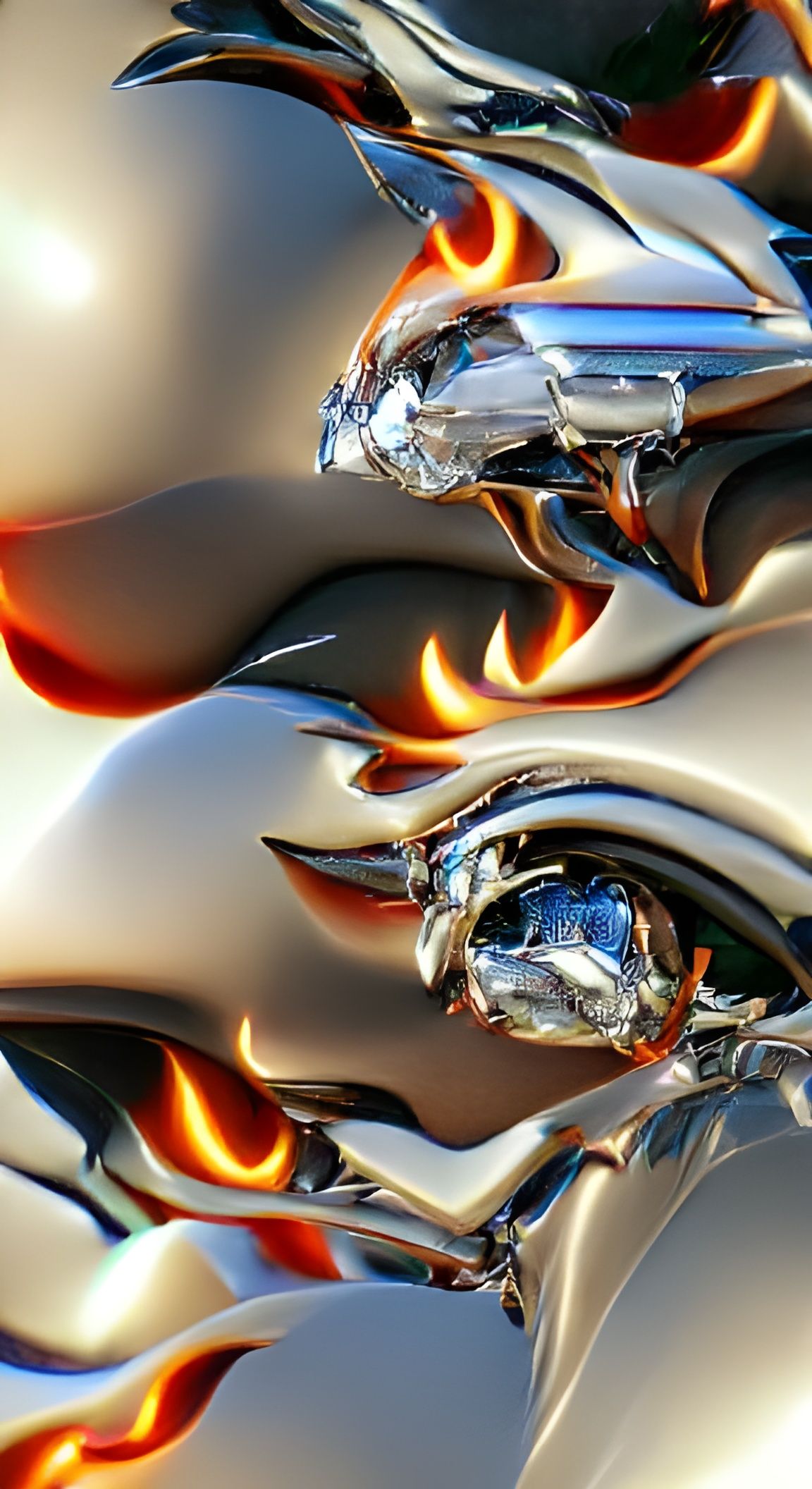 Lustrous Chrome and Fire Cycles in 8K