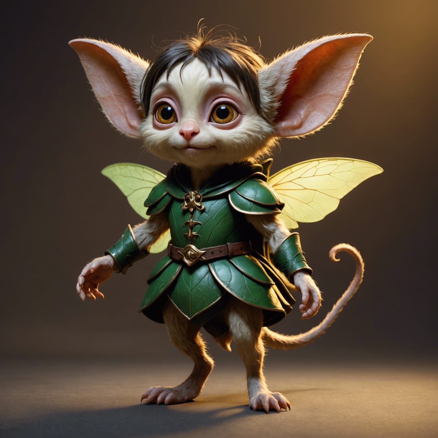Hyperrealistic Gelfling Princess in 3D Digital Art