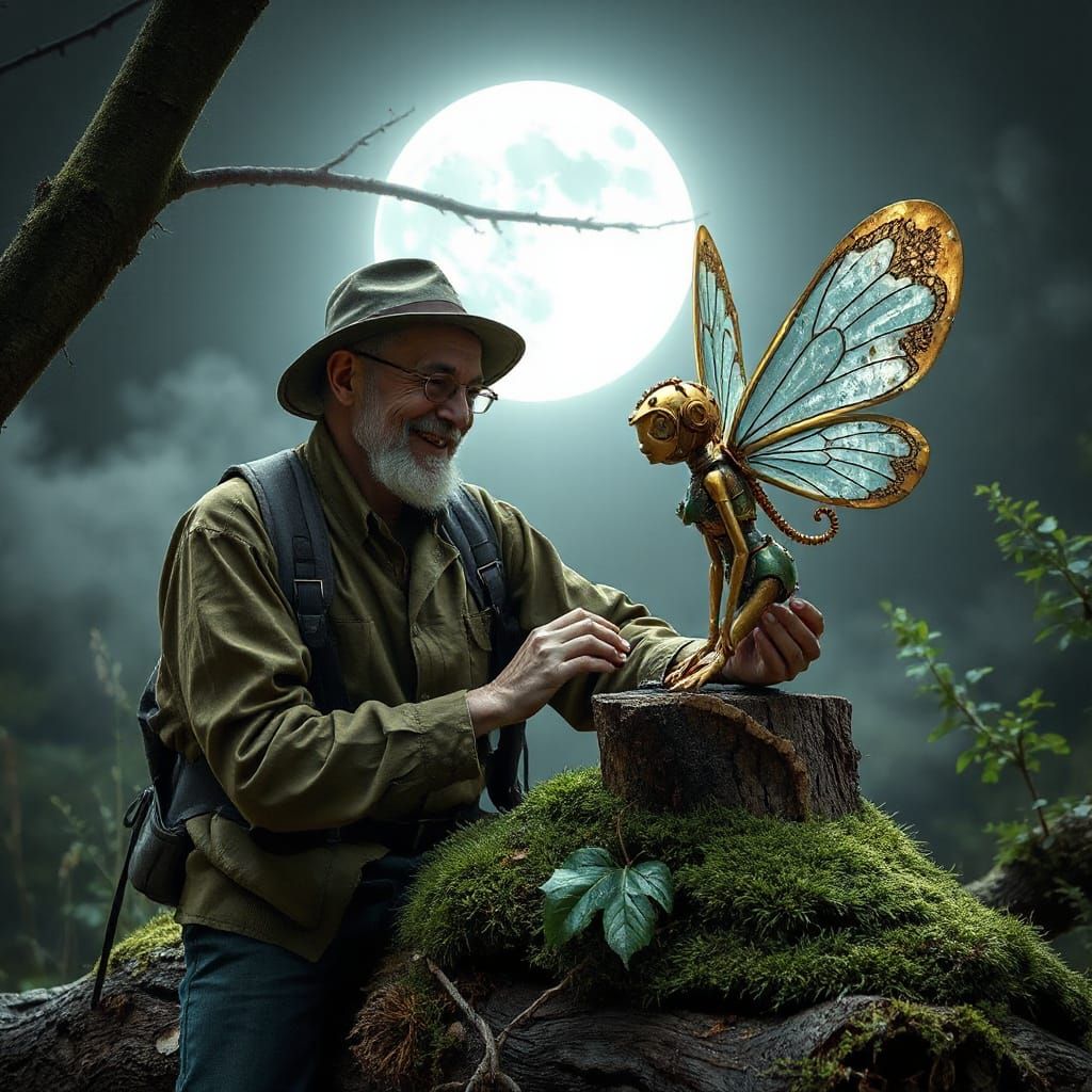 Steampunk Fairy Encounter in Haunted Arboretum
