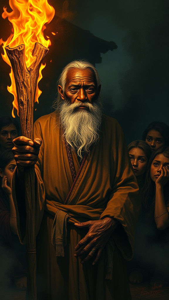 Village Elder Narrating Tale in Beksiński, Thorp, and Henri ...