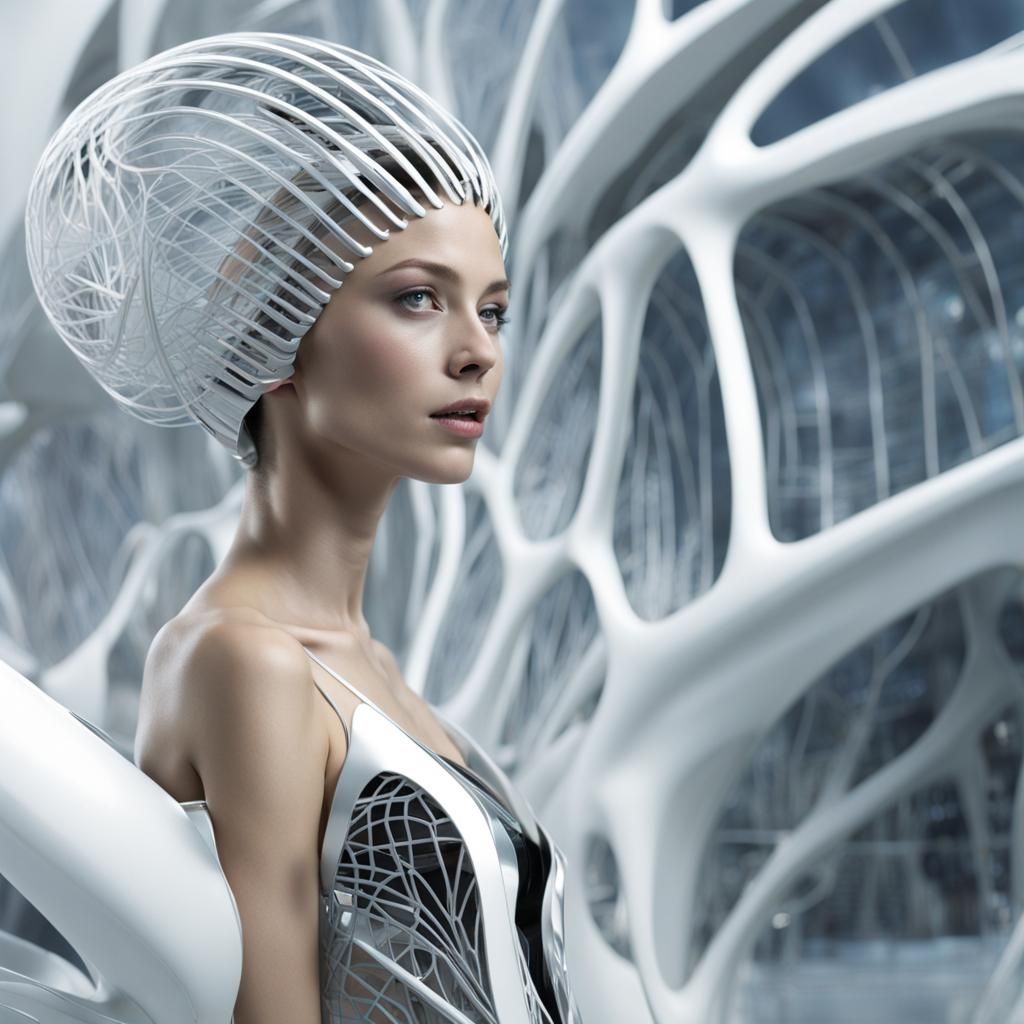 Futuristic Cityscape of 2100 Century: LoRA-Inspired Designs