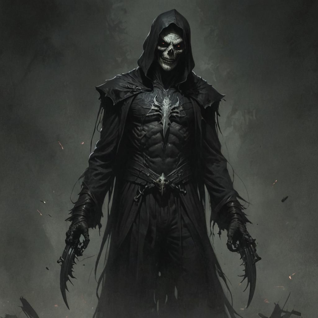 Grimdark Scene in a Sinister Style