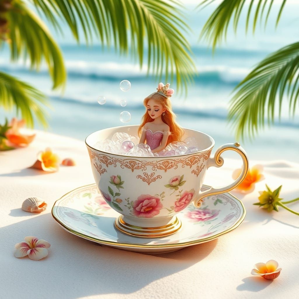 Thumbelina bubble bath