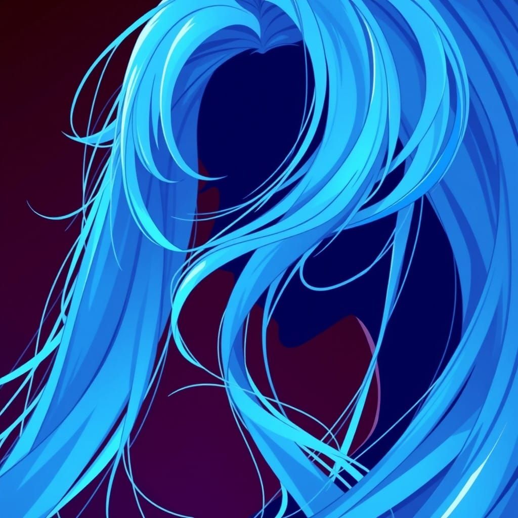 Ethereal Blue Lock in Manga Scan Aesthetic