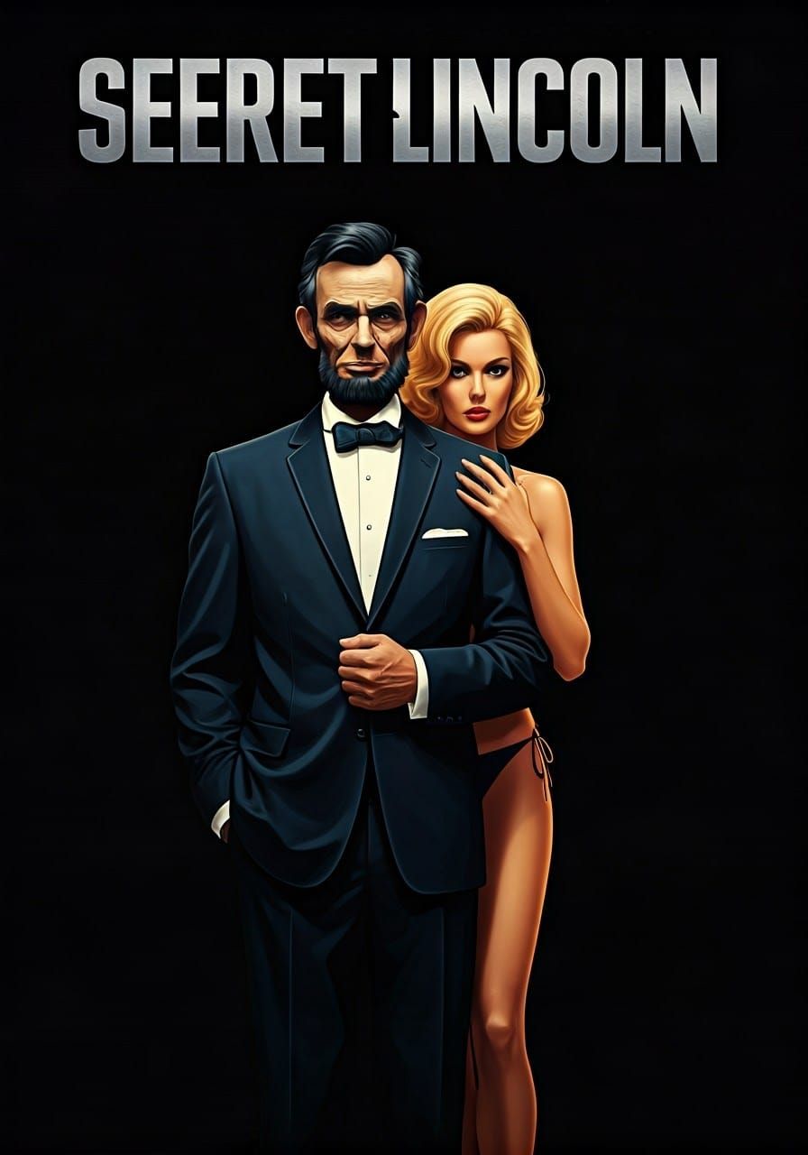 Sleek Abraham Lincoln in High-Stakes Glamour