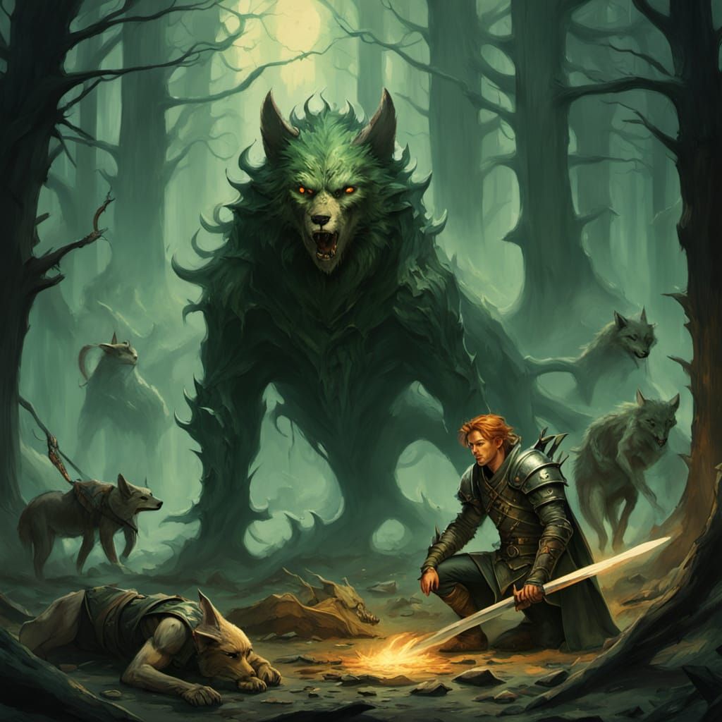 Warriors Rest in the Heart of the Eldritch Wood