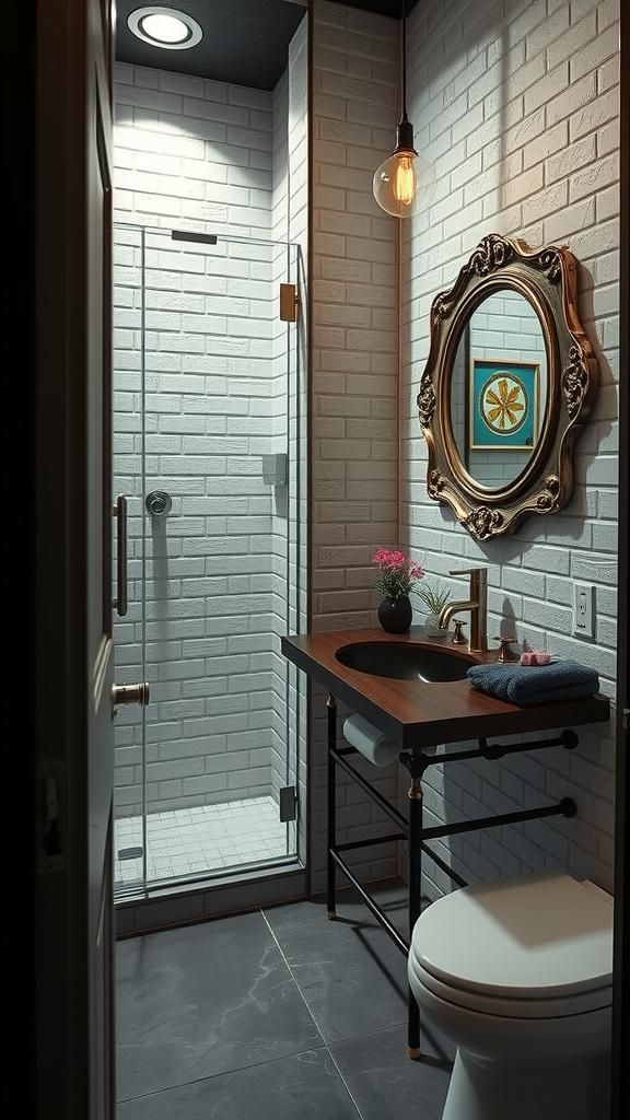 GAI Chic & Cozy Guest Bathroom (Industrial Concept Infused A...