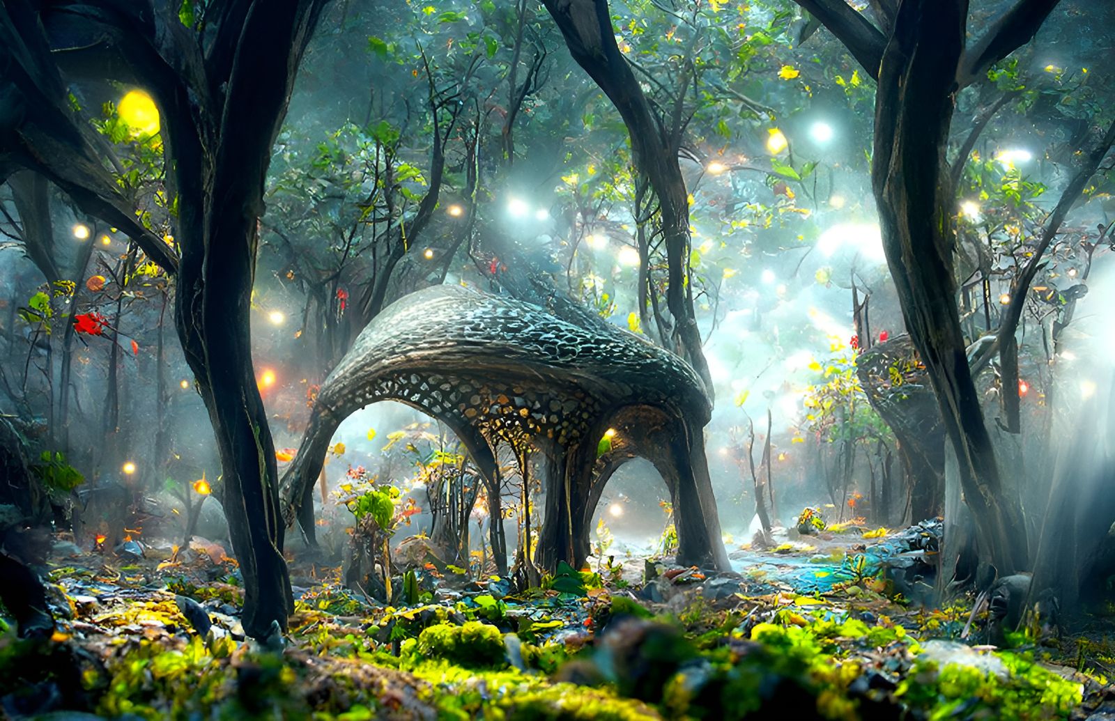 Enchanted Forest: Fairies, Demons, and Strange Creatures