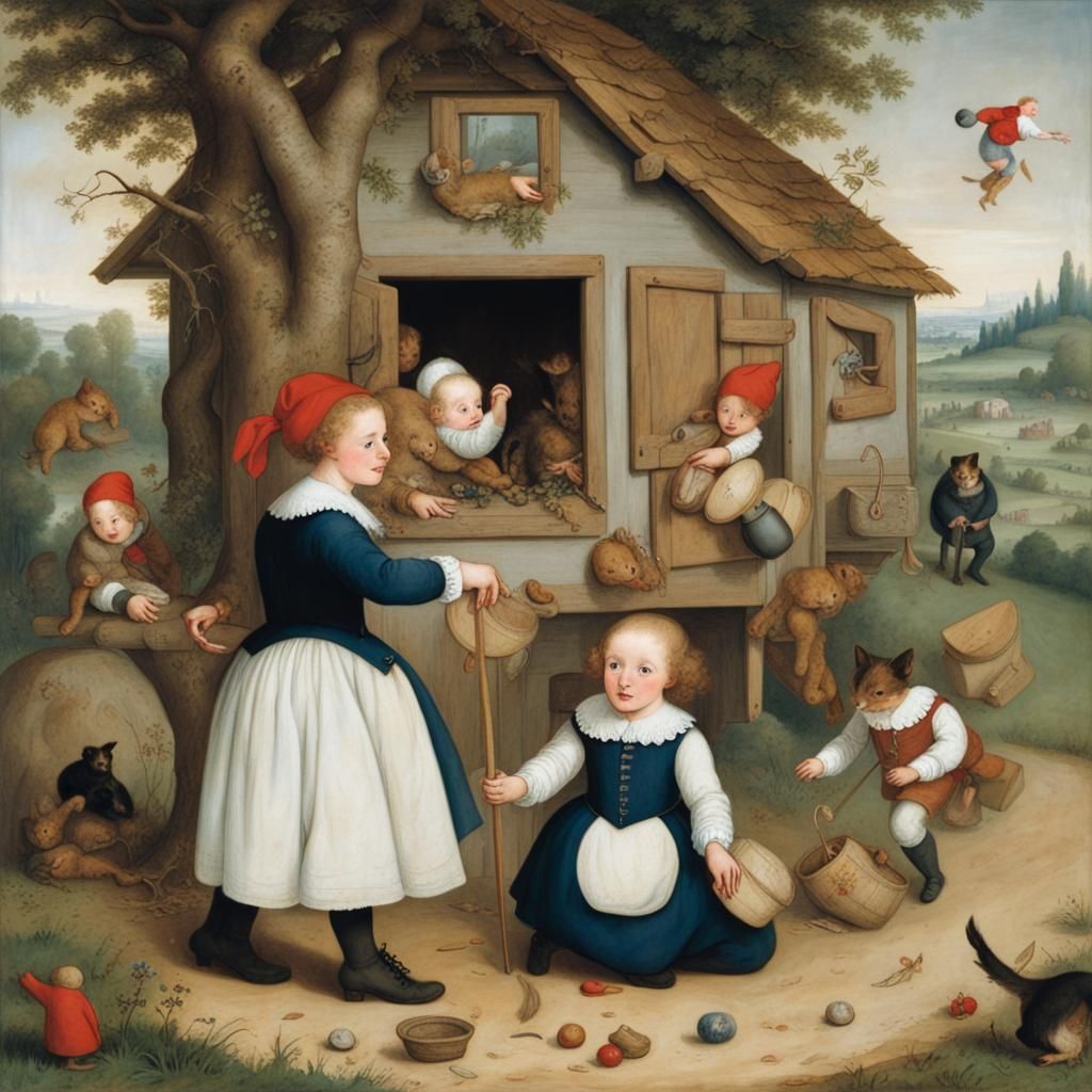 Nursery Rhyme (Brueghel Style)