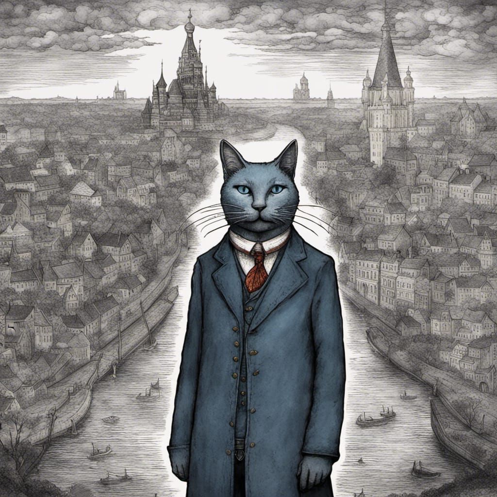 Sir Reginald Percival Fuzzcraft, the Magical Russian Blue IV