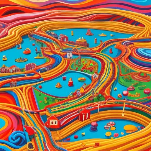 Spaghetti Lands in a Candyland Wonderland